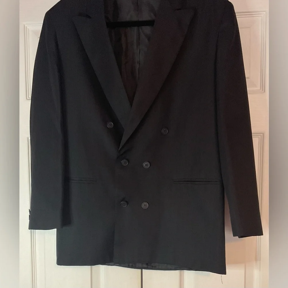 Boys Black Blazer Jacket Suit Coat Size‎ 16 18
